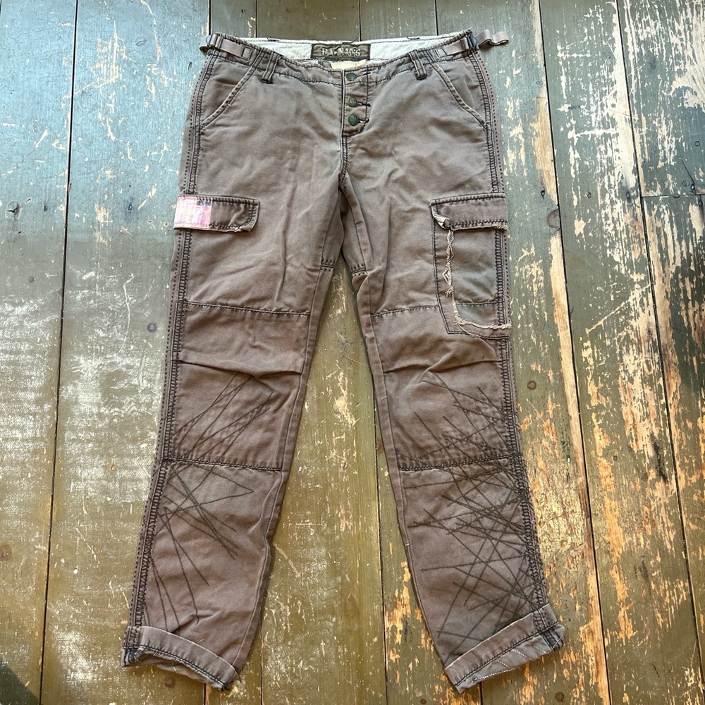 Vintage 2000’s Y2K Brown Da-Nang cargo pants size Large
